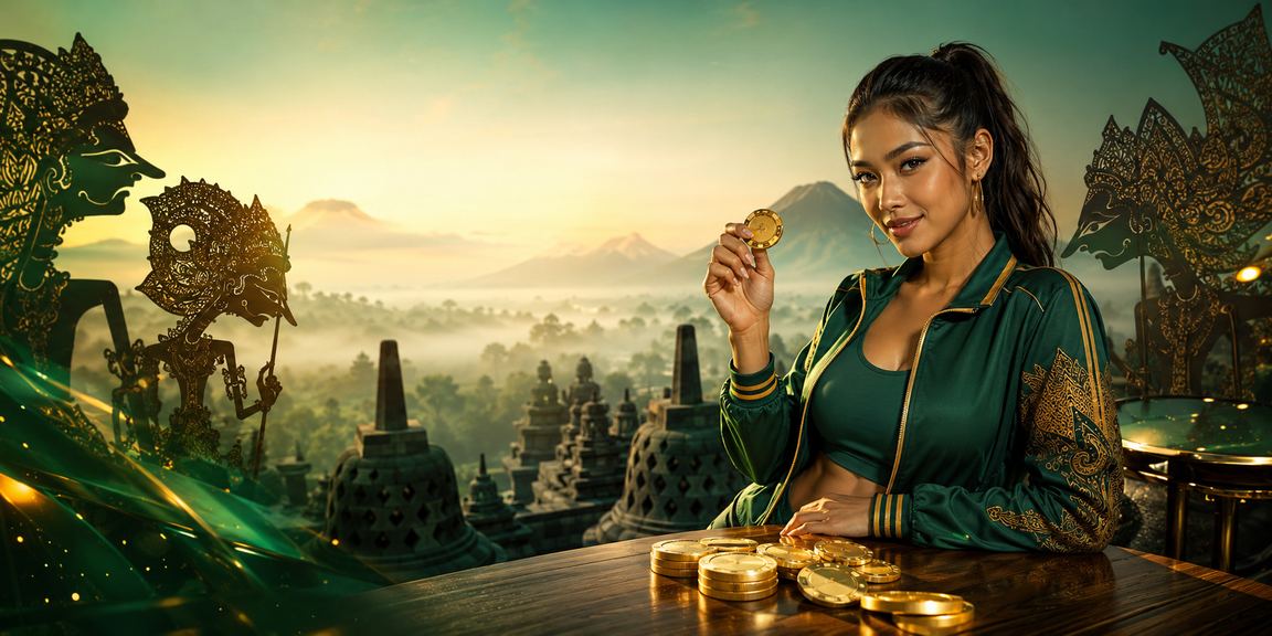 Model perempuan Vietnam menunjukkan informasi bonus deposit di layar ponsel
