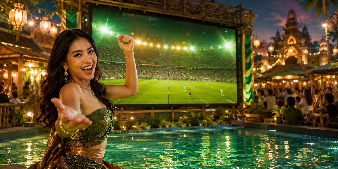 Suasana festival malam yang semarak dengan permainan casino dan taruhan di Vietnam