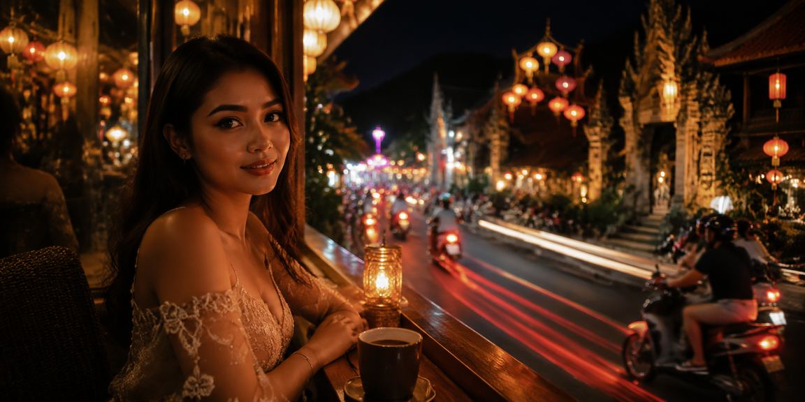 Permainan kartu di kafe Vietnam dengan suasana santai dan modern